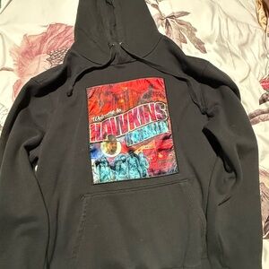 Netflix Black Hawkins Graphic Hoodie
